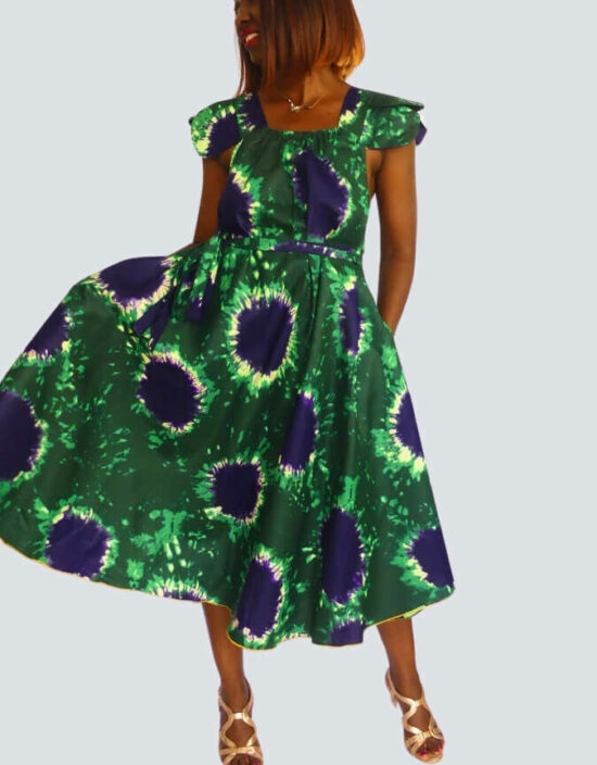 robe évasée wax africain femme. robe courte été wax africain bohème chic femme, robe de bal, robe été, robe de cérémonie femme, robe longue fleurie
