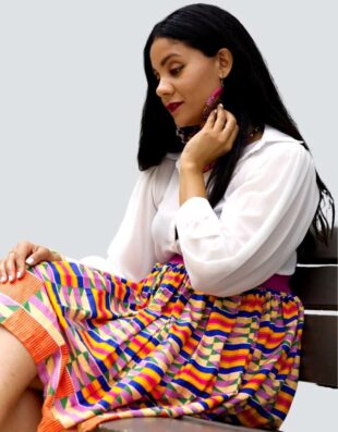 Jupe été KENTE, jupe midi africaine wax pagne pour femme fleuri été, foulard de tête, chapeau de tête, bandana,