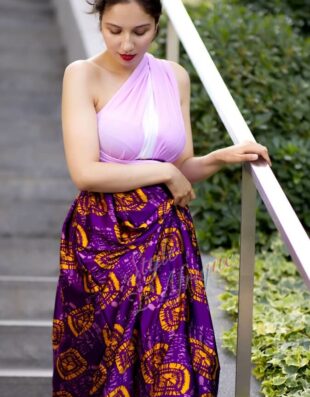 Robe BAMBARA violet