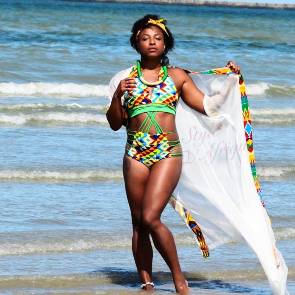 maillot de bain wax ankara KENTE Africain