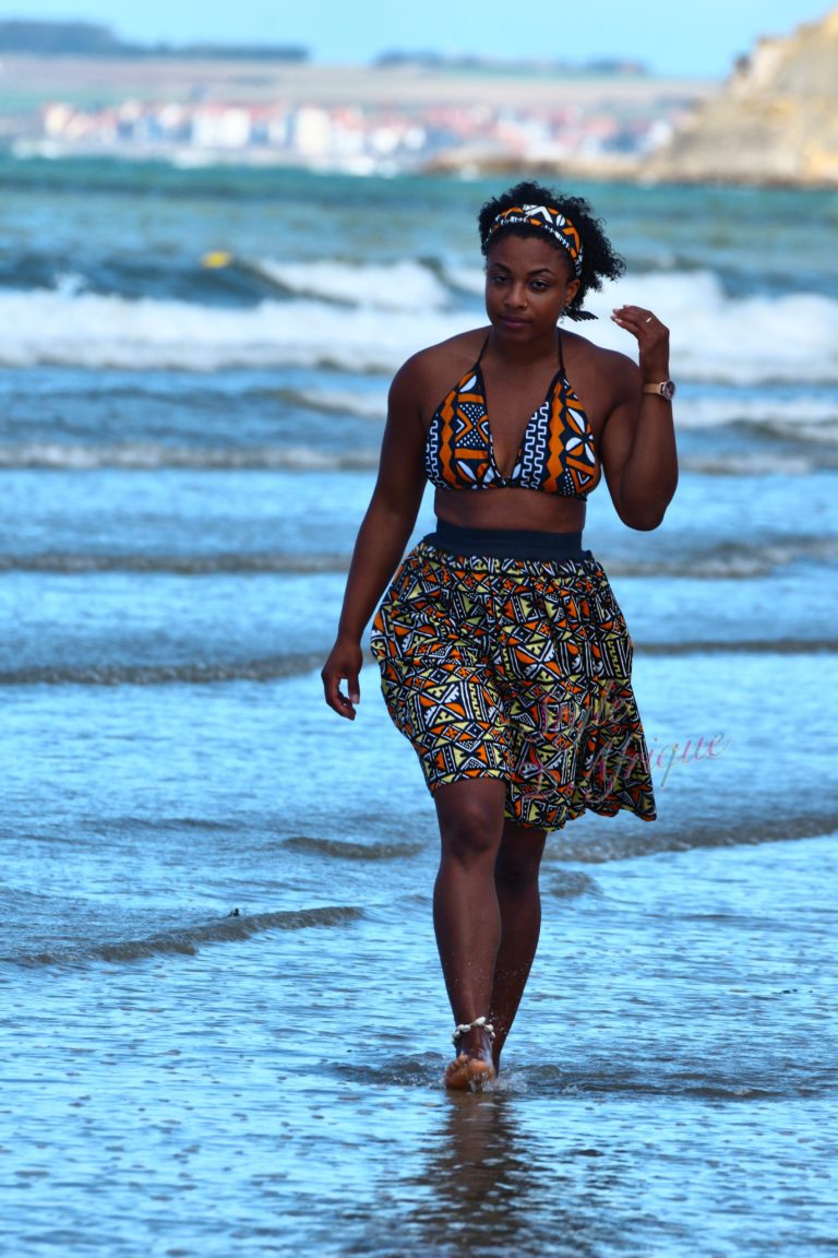 maillot de bain wax ankara bogolan Africain