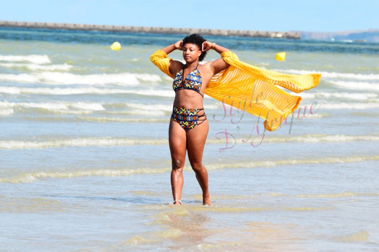 maillot de bain wax ankara bogolan Africain