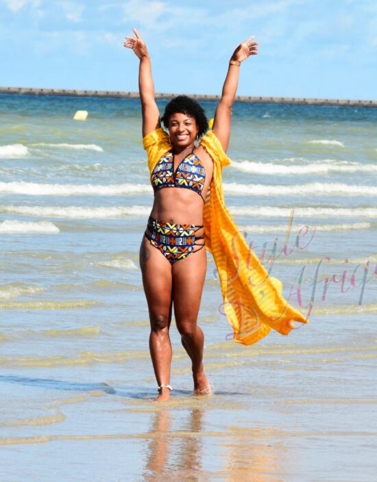maillot de bain wax ankara bogolan Africain