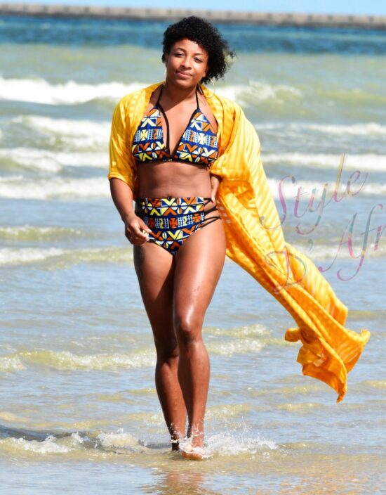 maillot de bain wax ankara bogolan Africain