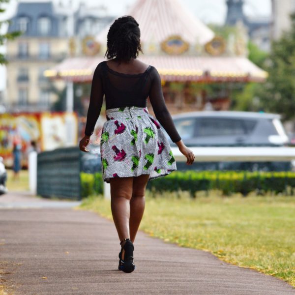 mini jupe d'été, Jupe plissée évasée, jupe midi africaine wax pagne pour femme fleuri été jupe africaine moderne ethnique