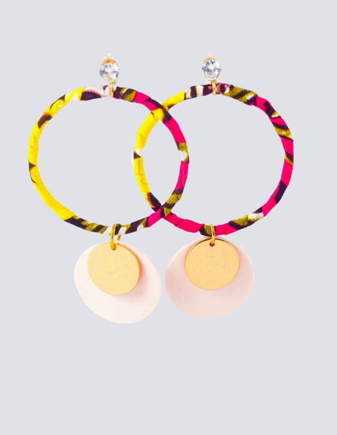 boucles d'oreilles Maliya en  WAX