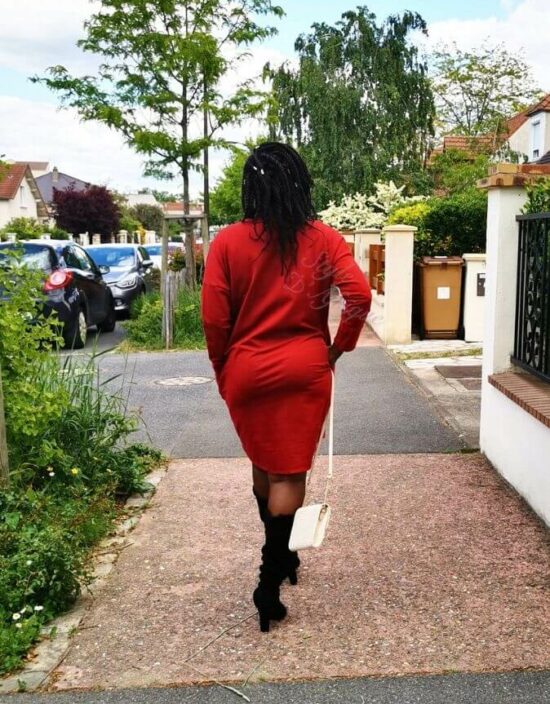 Robe pull à motifs Africains