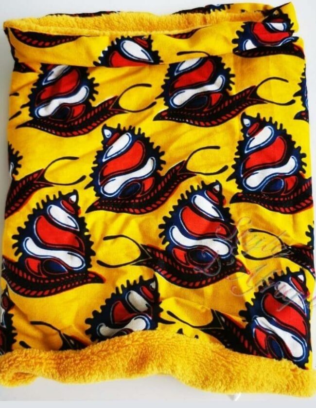 Snood jaune enfant polaire