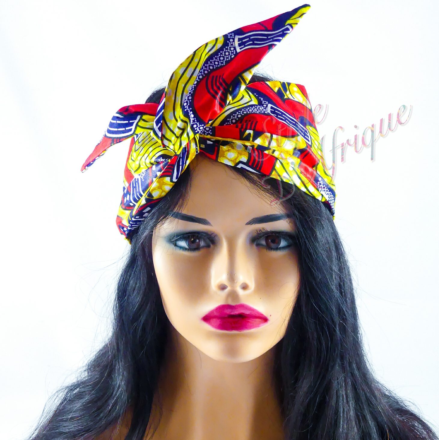 headband articulé sophie en wax africain semi-rigide - Style dAfrique