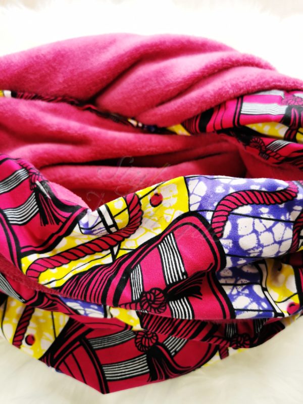 Snood "clochette" doublé polaire