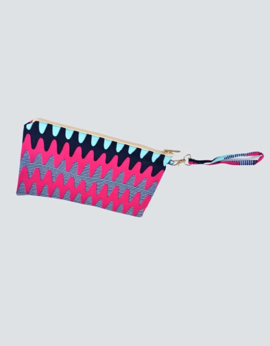 Pochette sac wax SIBITI Sac pochette wax africain ankara coloré coton ethnique portemonnaie