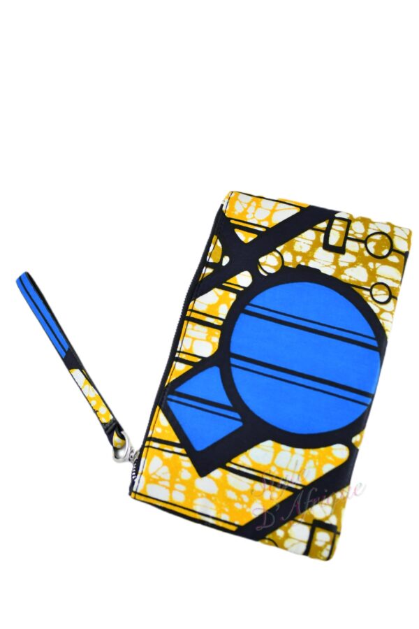 Pochette sac wax SIBITI Sac pochette wax africain ankara coloré coton ethnique portemonnaie