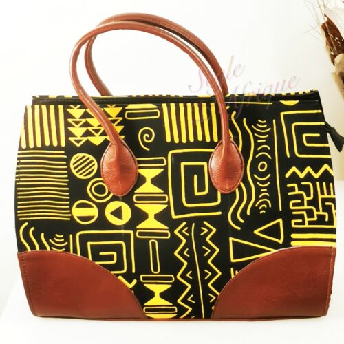 sac mayela tribal tissu wax africain ethnique chic sac à main