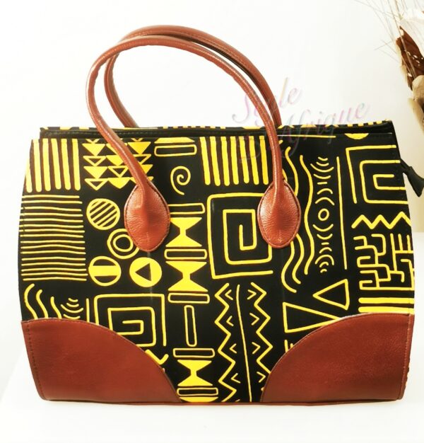 sac mayela tribal tissu wax africain ethnique chic sac à main