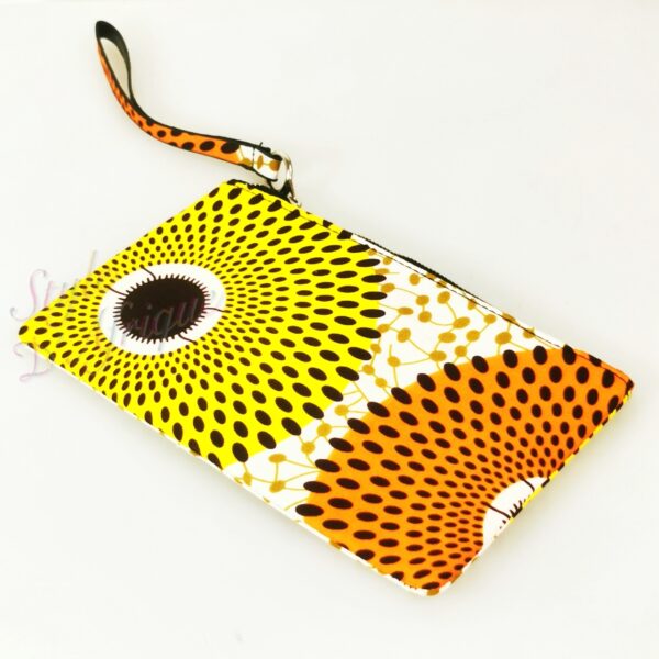 Pochette sac wax SIBITI Sac pochette wax africain ankara coloré coton ethnique portemonnaie