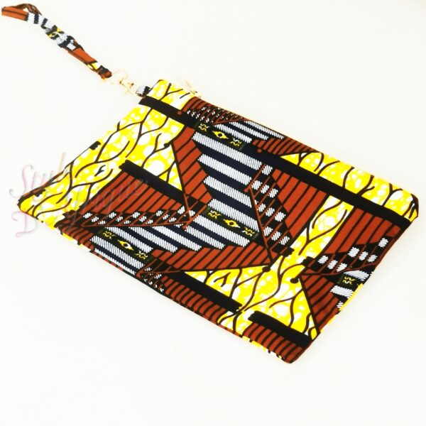 Pochette sac wax SIBITI Sac pochette wax africain ankara coloré coton ethnique portemonnaie
