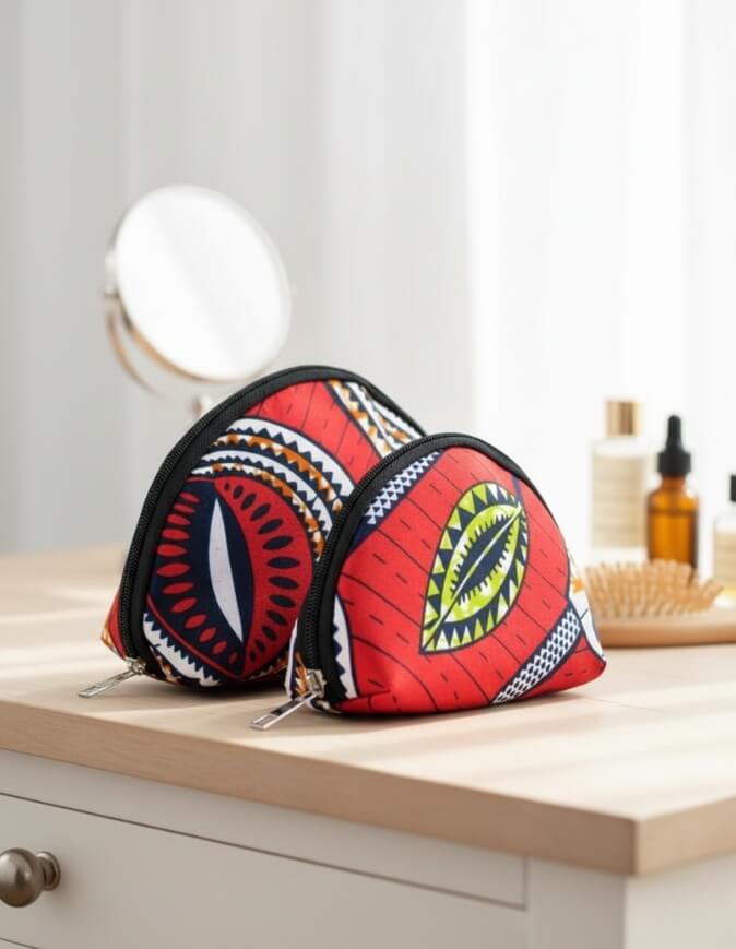 Ensemble portes monnaie wax