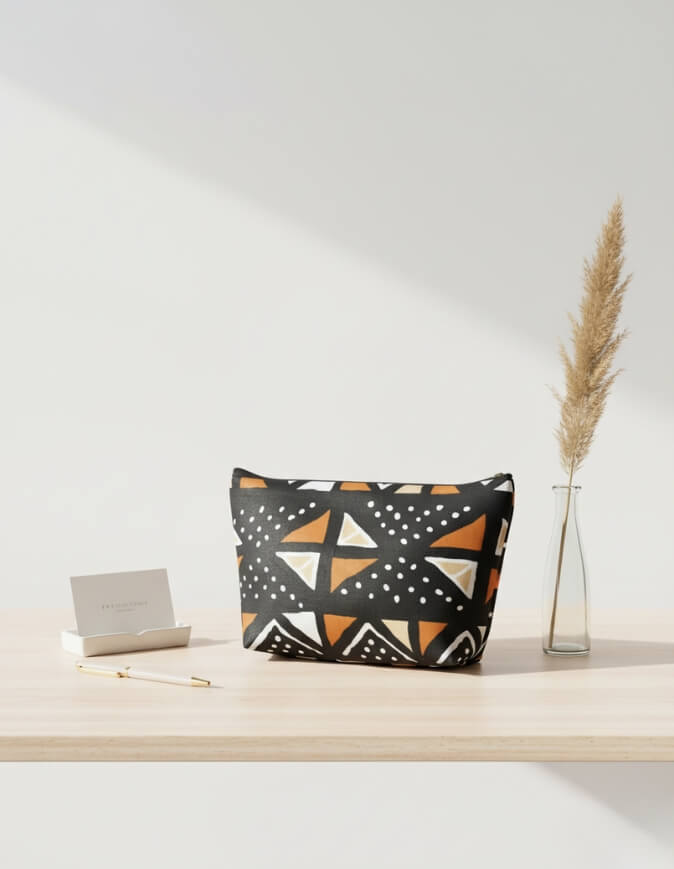 trousse de toilette bogolan