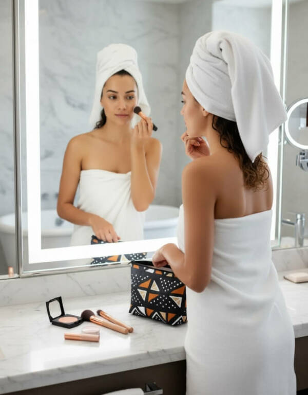 trousse de toilette bogolan