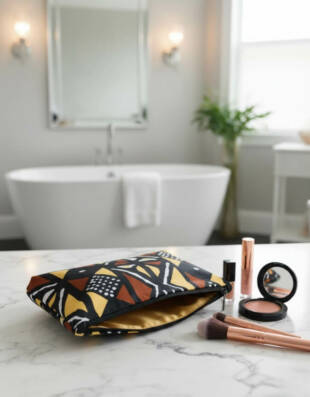 trousse de toilette bogolan