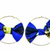 boucles d'oreilles créoles wax africain