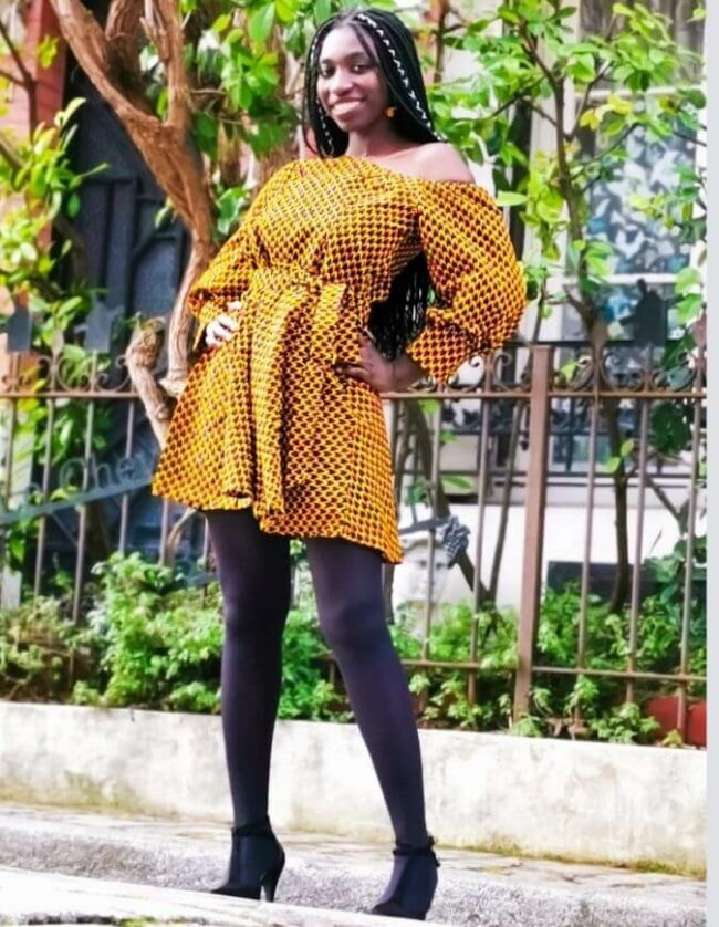 Robe Mya jaune – Image 2