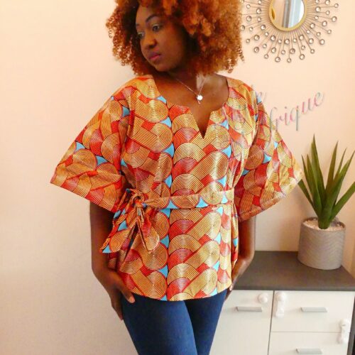 Haut KIMONO motifs wax