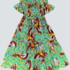 Robe été Lydia en wax africain motifs ethnique coton été