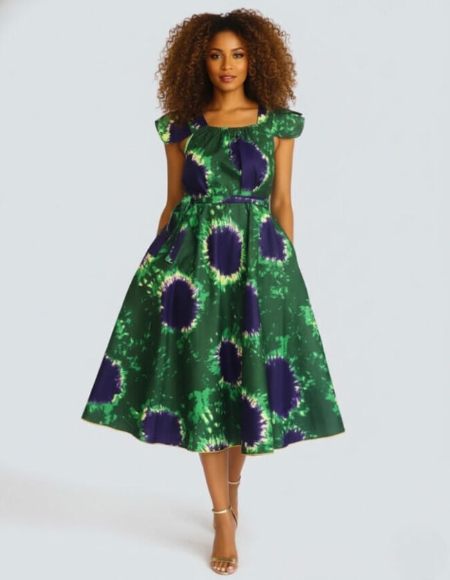 robe évasée wax africain femme. robe courte été wax africain bohème chic femme, robe de bal, robe été, robe de cérémonie femme, robe longue fleurie