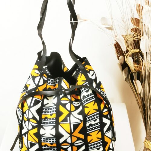 sac seau bogolan wax africain