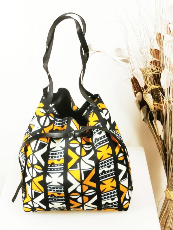 sac seau bogolan wax africain