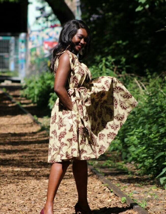 Robe été évasée fleurie robe évasée wax africain femme. robe courte été wax africain bohème chic femme, robe de bal, robe été, robe de cérémonie femme, robe longue fleurie