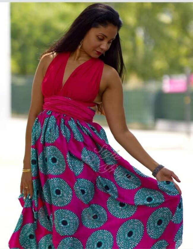 Robe BAMBARA soie rose bogolan robe silk soie africain femme été , robe en soie, robe bohème, robe silk ethnique, robe ethnique, robe longue été, robé été femme, robe dos nu, robe africaine wax, robe africaine silk, robe cérémonie femme, robe longue fleurie, robe de bal, robe de soirée, couture wax, diy, fait main, hand made, sur mesure