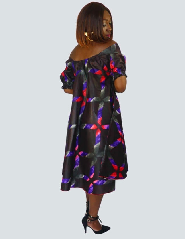 Robe été évasée bazin – Image 7