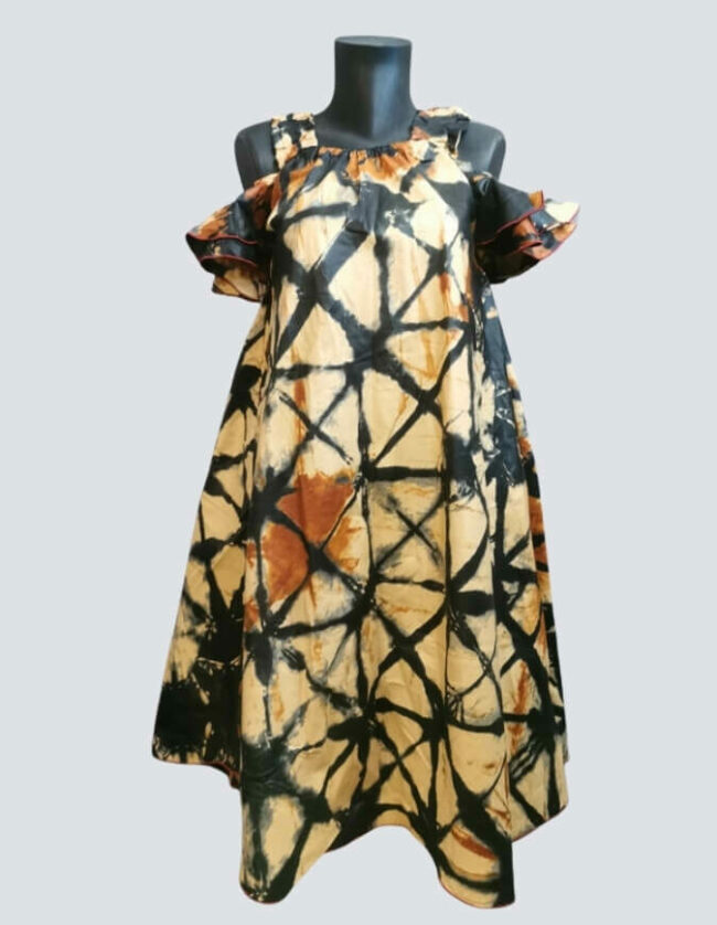 Robe été laurette bazin robe évasée wax africain femme. robe courte été wax africain bohème chic femme, robe de bal, robe été, robe de cérémonie femme, robe longue fleurie