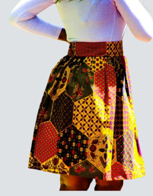 Jupe Louane wax rouge Jupe Louane wax rouge jupe patineuse évasée wax africain femme. jupe patineuse wax africaine ethnique jupe midi africaine wax pagne pour femme fleuri été