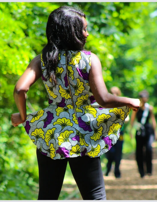 Top peplum valentina