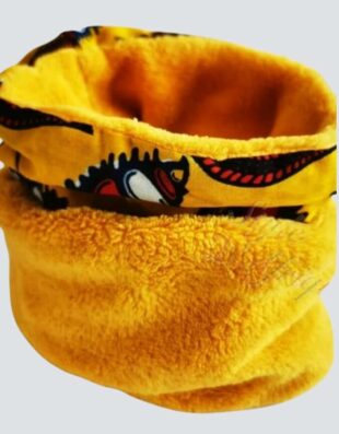 Snood jaune enfant polaire