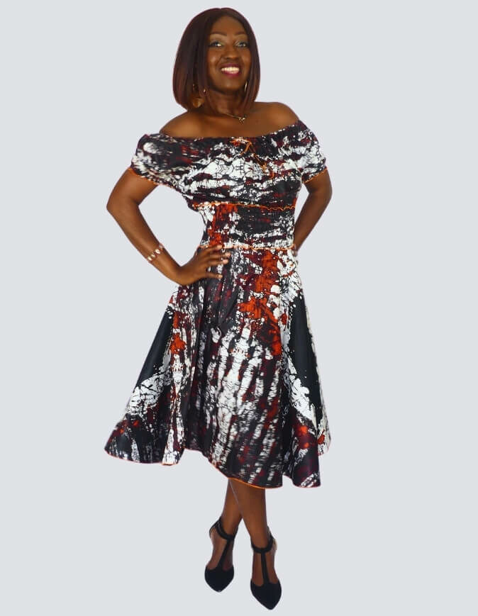 Robe été laurette bazin