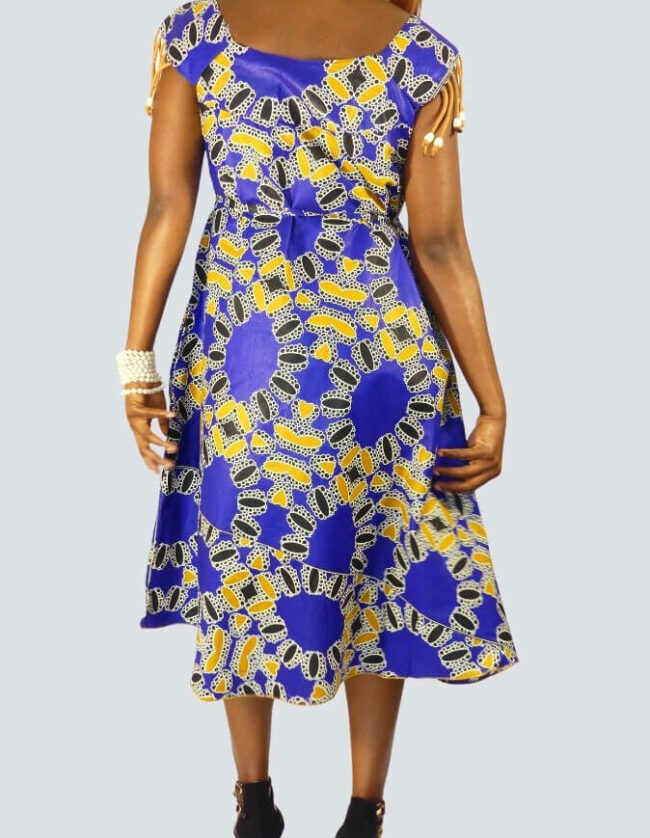 Jolie robe pati évasée – Image 2