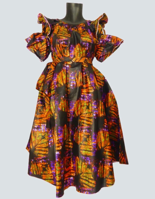Robe Séné évasée bazin