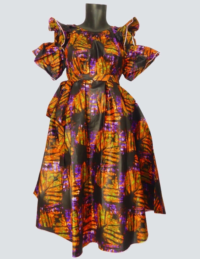 Robe Séné évasée bazin