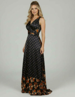 Robe BAMBARA Silk Bogolan bogolan robe silk soie africain femme été