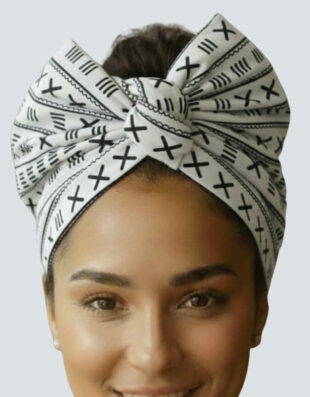 Turban Cassy blanc Articulé