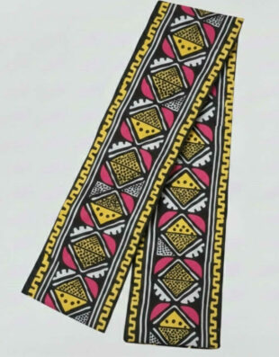 Turban Cassy jaune rose