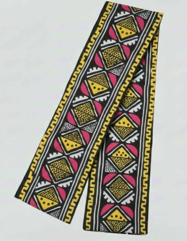 Turban Cassy jaune rose