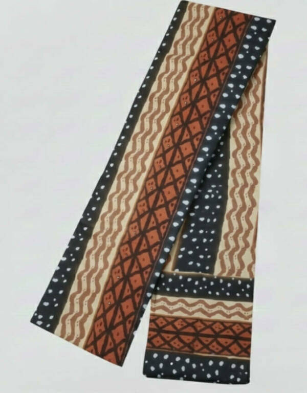 Turban Cassy marron Articulé