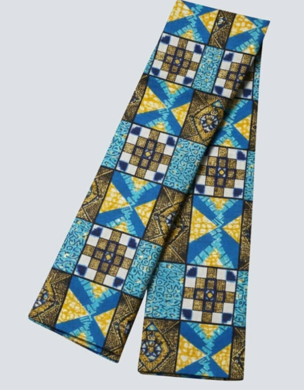 Turban Cassy bleu Articulé