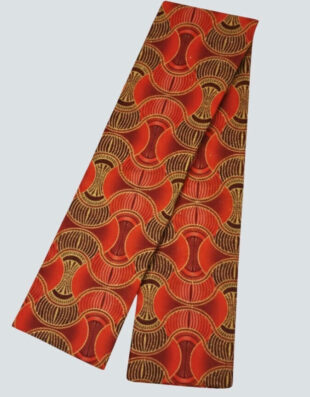 Turban Cassy orange articulé