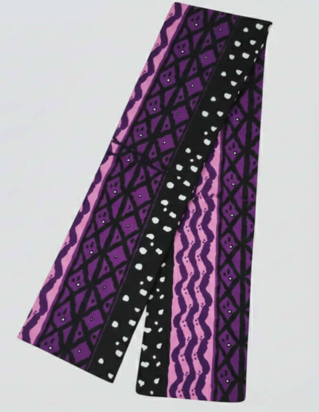 Turban Cassy violet Articulé